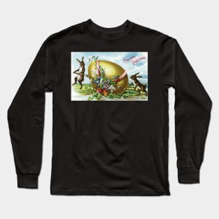 Victorian Easter Greetings Long Sleeve T-Shirt